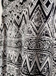 Black & White Patterned Midi