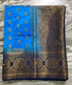 Price Drop Beautiful Royal Blue Saree