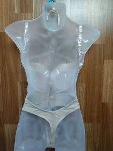 Beige Strapless Bodysuit
