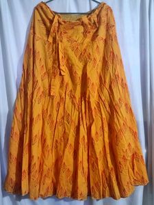 Orange Ehenic Skirt...I