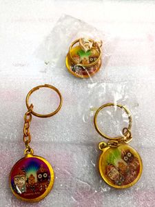 Jagannath Baba Key Rings