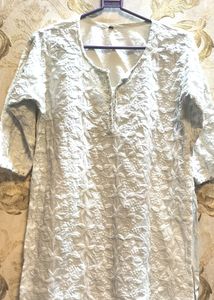 Cotton Chikankari Kurti.Size Xl(38).