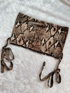 Y2K Snake Print Top 🫶🏻