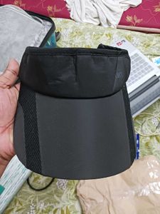 Sun Visor Cap (Unisex) Black