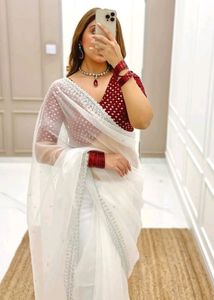 Tebi Silk Fabric Beautiful Saree