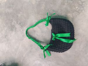 Crochet Ribbon Beg