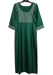 Green Embroidered Kurta