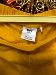 Mustard Yellow Ankle Length Leggings