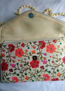Embroidered Ethnic Clutch