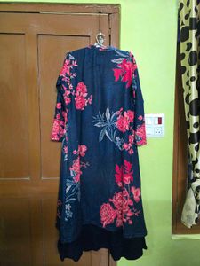 Floral Print Kurta