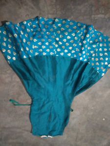 Cute Blue Floral Girls Dress