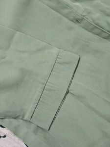 Green Button-Down Shirt