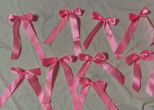 Pink Bow Ribbon 🎀 10 peices