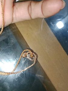 Chain With Pandent and Earings