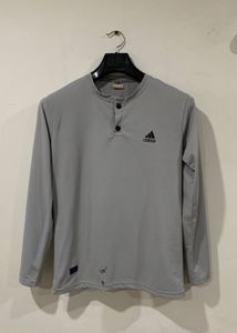 Adidas Full Sleeve Ban Collar Tshirt