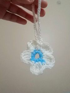 Handmade Corcshet Key chain