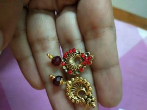 New Mehendi Cones, Red Nailpaint Eartops