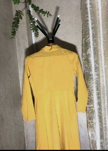 Mustard Yellow Formal Dress
