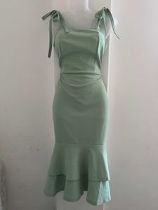 Green Bodycon Midi Dress