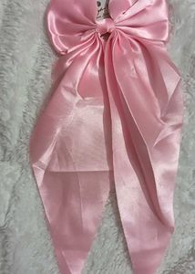 Satin Bow Hair Clip