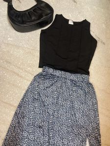 Skirt And Crop Top Combo