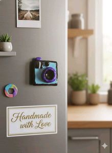Cute Camera Figurine fridge magnet