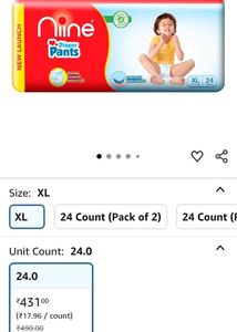 Niine Diaper Pants XL