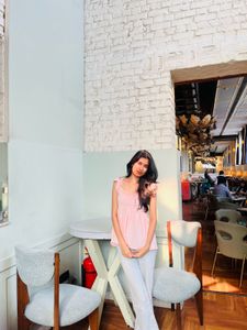 coquette core pink top