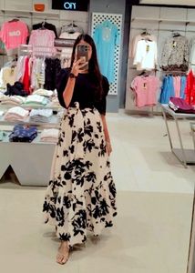 Floral Print Maxi Dress