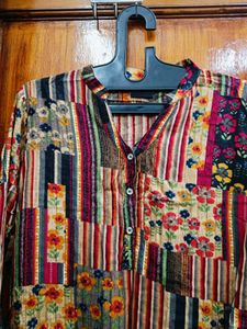🇳🇿💫🔥 Zola Brand Colorful Patchwork Shirt
