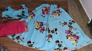 Floral Lehenga Choli Set for 3-4 years old girl