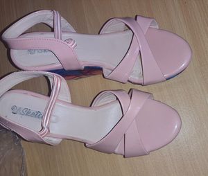 Pink Printed Wedges 4.5&#34;