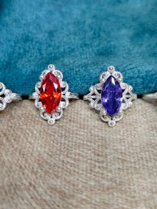 Pure Silver Ring For Women In Multiple Colours