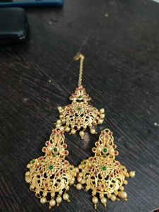 Earings With Mangteeka