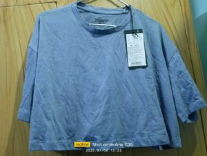 Roadster Blue Crop Top - New