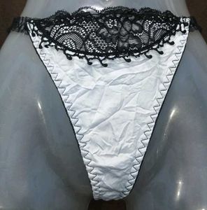 Lace Trim Thong Panty 💚