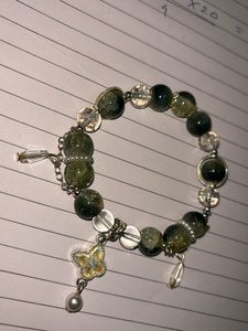 Butterfly Charm Beaded Bracelet