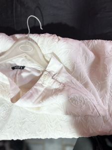 Embroidered White Palazzos