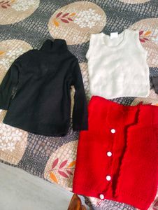 New 4 Shirts For 0-5 Months Kids