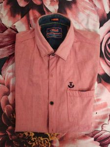 peach Casual Shirt