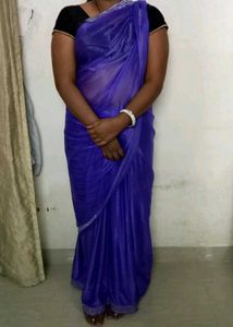 Elegant Purple Saree