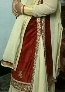 Elegant Embroidered Anarkali Set