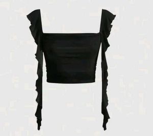 Black Tie Crop Top