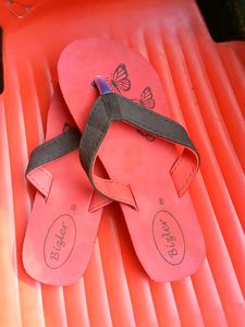 Butterfly Print Flip-Flops
