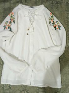 Floral Embroidered Top