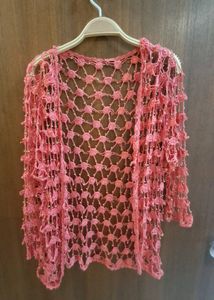 Netted Cardigan