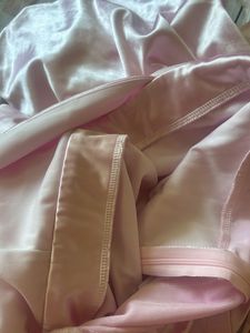A Pink Satin Smart Dress