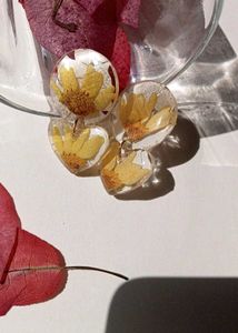 Handmade Pressed Flower Earrings