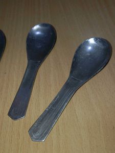 Set of 6 Vintage Silver Spoons