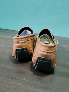 OLP Brown Leather Loafers